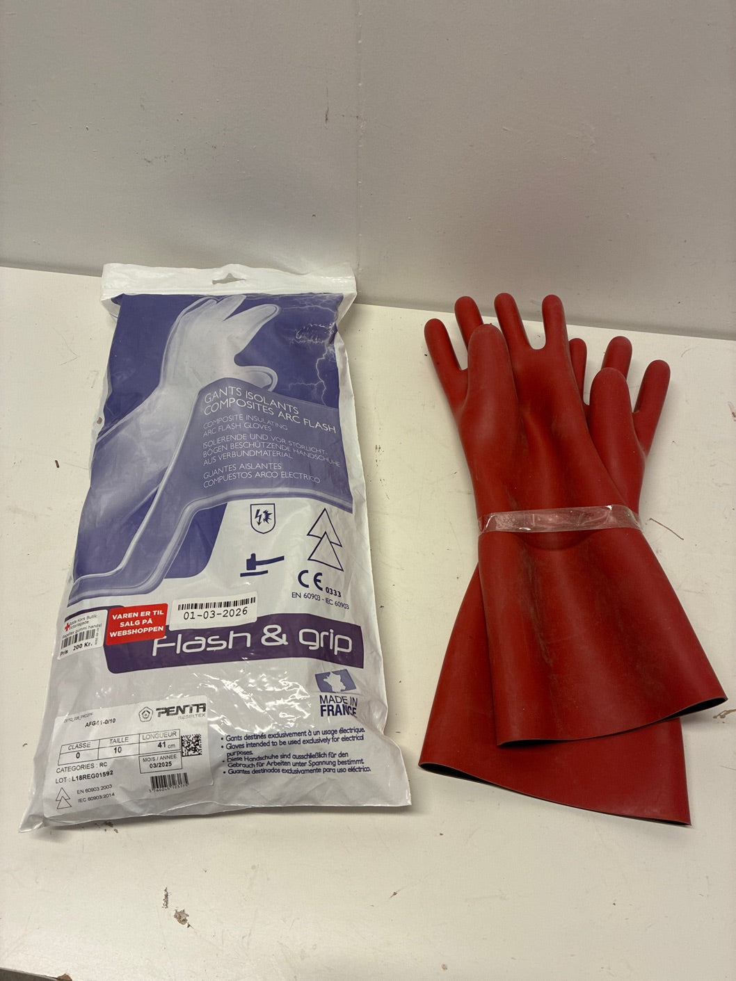 Regeltex gummihandsker